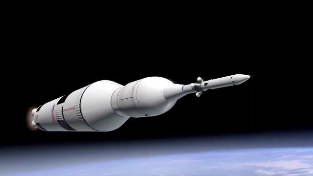 فوتیج رایگان پرتاب موشک از زمین به فضا | ویدیو HD
