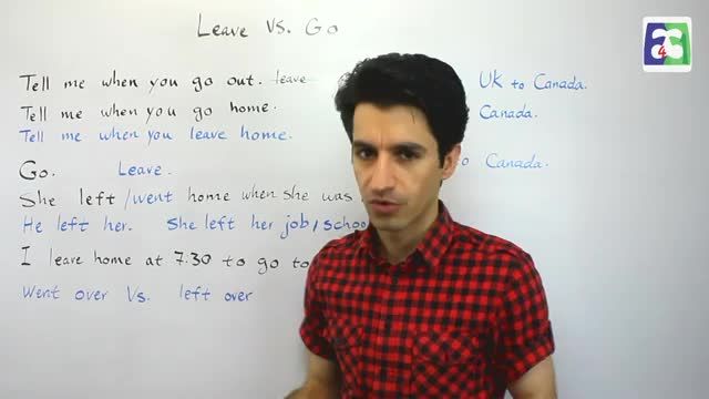 معانی و کاربردهای متفاوت Leave و Go در زبان انگلیسی | جلسه 122