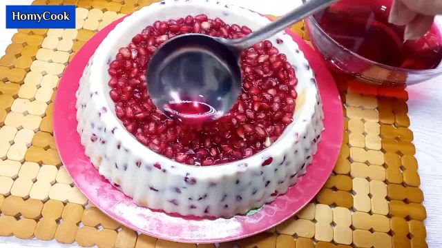 طرز تهیه روکر انار با بیسکویت پتی بور  دسری خاص برای یلدا