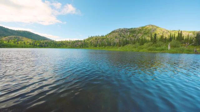صدای دریاچه برای آرامش عمیق و خواب خوب | دریاچه کوهستانی آرام | قسمت 1