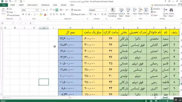 آموزش رایگان اکسل در حسابداری جلسه سیزدهم : آموزش توابع شرطی