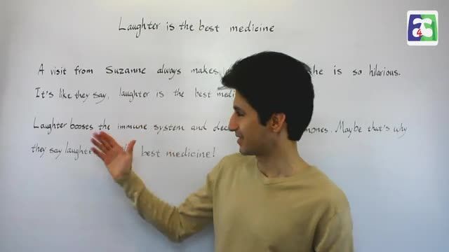 مفهوم اصطلاح Laughter is the Medicine به انگلیسی | جلسه 105