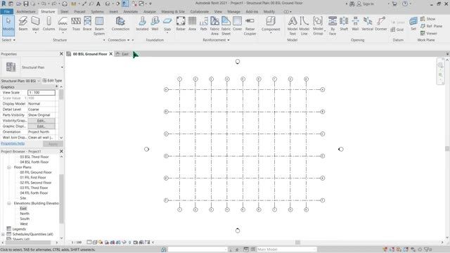 آموزش رایگان Revit 2021 | آموزش تیر ریزی در رویت