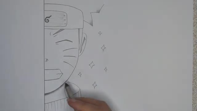 آموزش طراحی انیمه برای مبتدیان | نقاشی ناروتو اوزوماکی