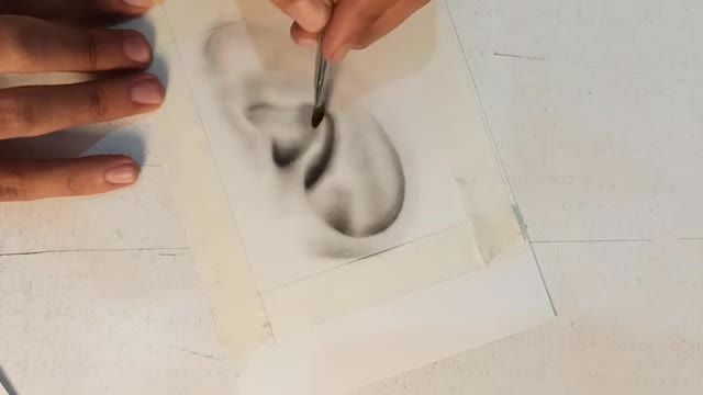 آموزش نقاشی سیاه قلم (3) - طراحی چشم هایپررئال