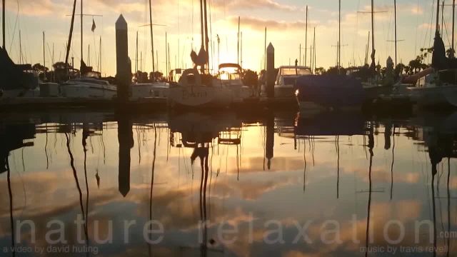 طلوع آفتاب مارینا | ویدئوی آرامش در طبیعت سن دیگو 1080p