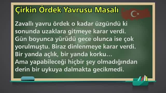 داستان جوجه اردک زشت به زبان ترکی استانبولی با ترجمه فارسی | قسمت 37