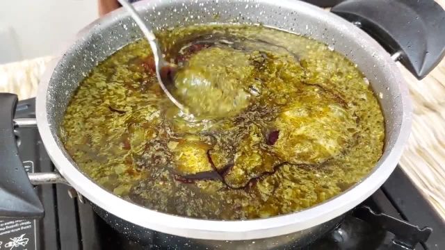 طرز تهیه ترش واش رشتی با مرغ و بادمجان  به سبک محلی