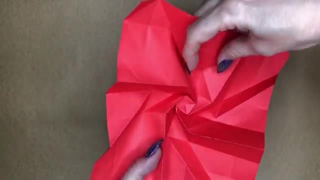 آموزش ساخت اوریگامی جعبه گل رز | اوریگامی تعاملی