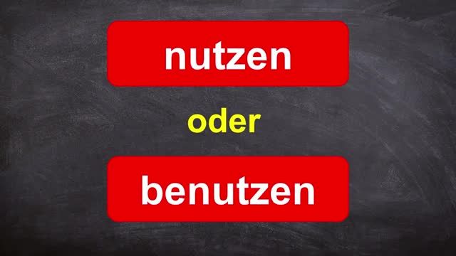 مقایسه دو فعل benutzen و nutzen در زبان آلمانی | تفاوت ها و شباهت ها