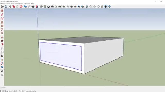 آموزش طراحی جعبه کبریت در اسکچاپ (مرور ابزار Push/Pull) | قسمت 1