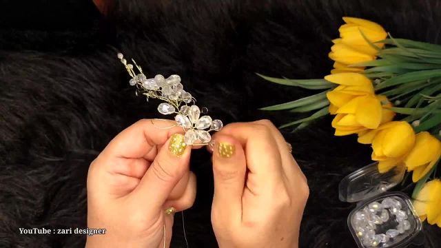 ساخت ریسه تزئینی عروس با دست | جذاب و شگفت انگیز