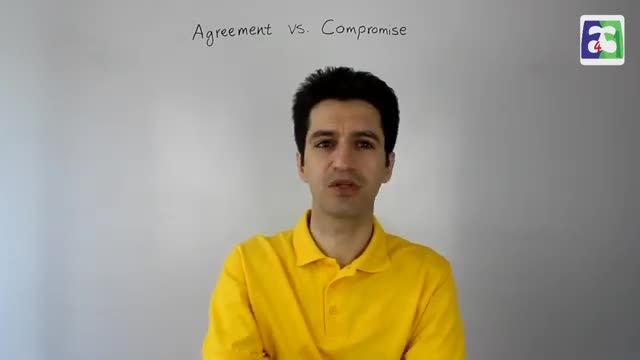 تفاوت دو کلمه Agreement و Compromise در انگلیسی