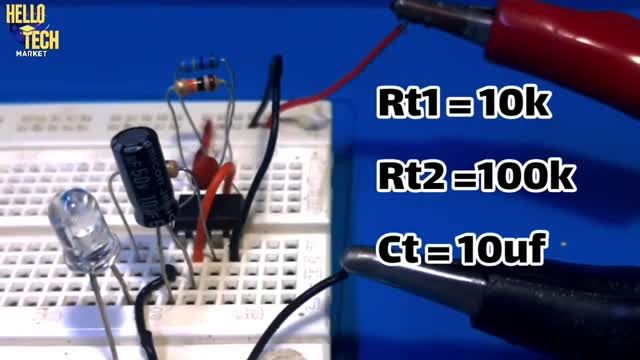 بررسی مدهای کاری آیسی تایمر 555 و تمام شماتیک ها و قطعات مورد نیاز