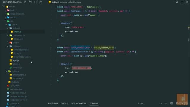 شروع کار با React - نحوه صدا زدن اکشن در ری اکت - قسمت 38