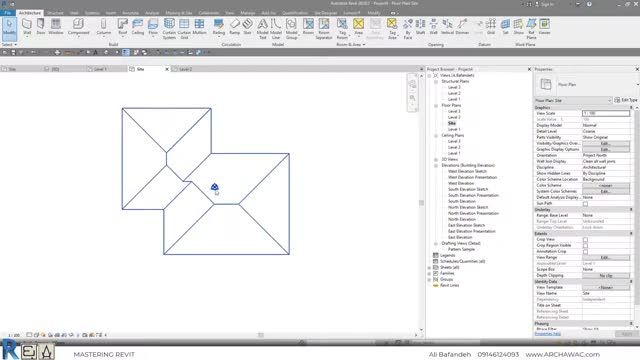 آموزش نرم افزار رویت - ابزارهای کنترل موقعیت در Revit - فصل 27