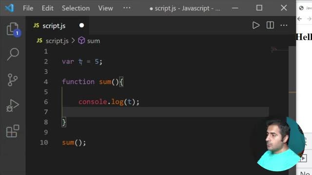 آموزش جامع جاوا اسکریپت از صفر | کامنت نویسی و اسکوپ | قسمت ششم