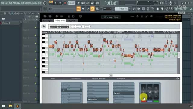 آموزش ایجاد هارمونی برای وکال در نرم افزار اف ال استودیو