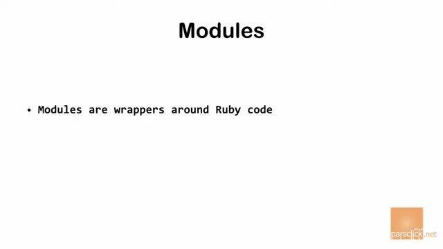 آموزش صفر تا صد برنامه نویسی روبی قسمت 46 : ماژولهای Ruby