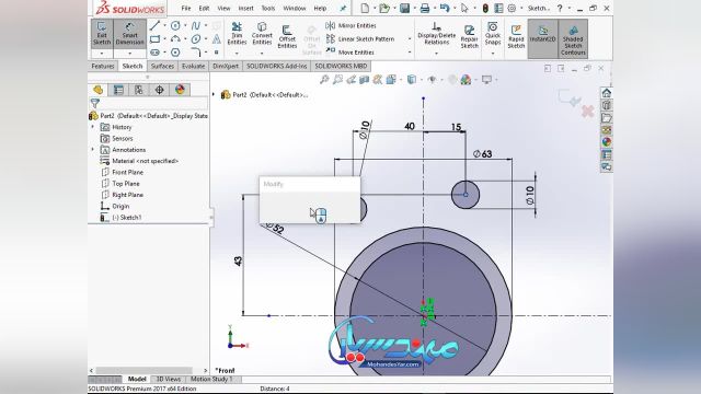 آموزش طراحی نقشه های 2 بعدی در سالیدورک |  solidworks 2019