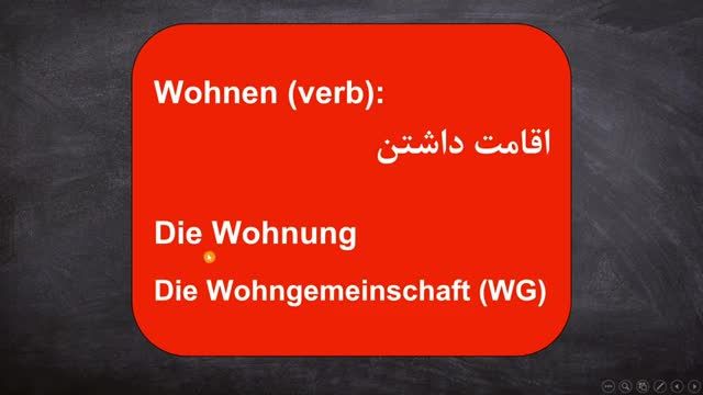 چگونگی استفاده از دو فعل wohnen و leben در جملات مختلف زبان آلمانی