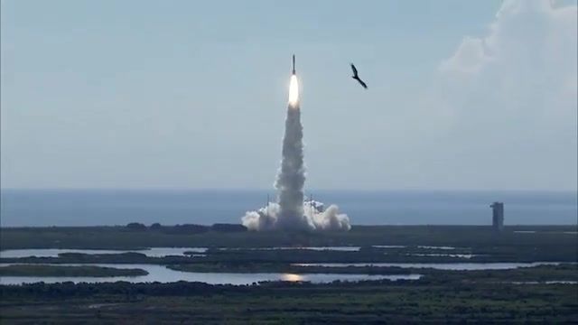 پرتاب موشک قدرتمند اطلس 5 از ساحل فلوریدا حامل ماهواره ارتباطی نیروی هوایی آمریکا 
