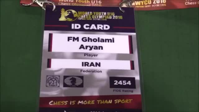 ‫رقص پروانه‌ها برای قهرمانی ایران در المپیاد شطرنج نوجوانان جهان‬‎