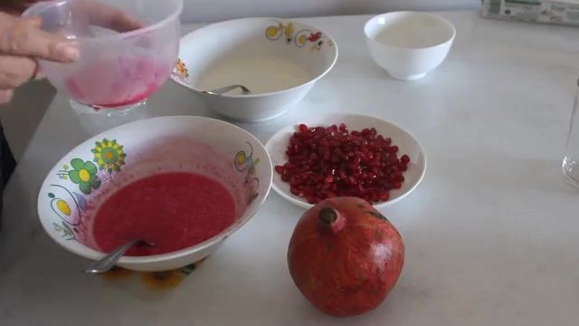 ‫دسر بشکل انار- آشپزی از اینجا تا آنجا  Pomegranate Dessert‬‎