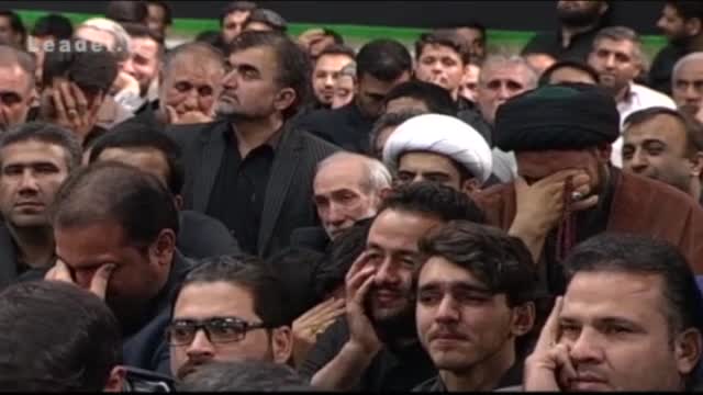 مداحی شب تاسوعای حسینی (ع) با صدای محمود کریمی در حسینیه امام خمینی