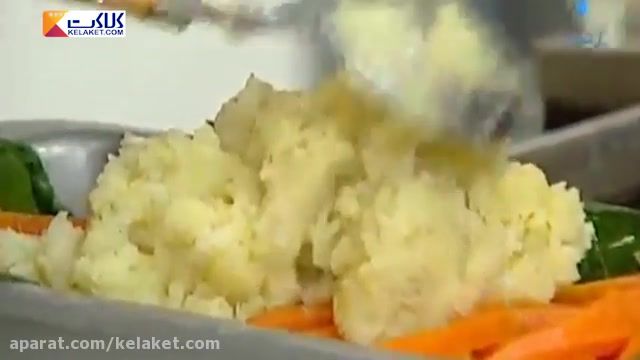 درست کردن کیک سبزیجات