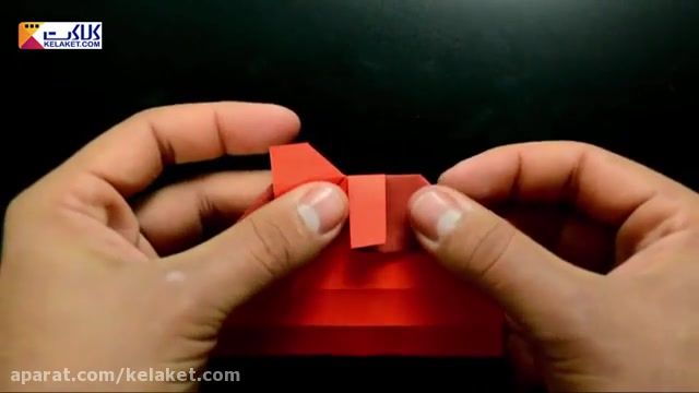 آموزش اوریگامی: ساخت یک انگشتر جالب مدل قلبی مخصوص خانم ها