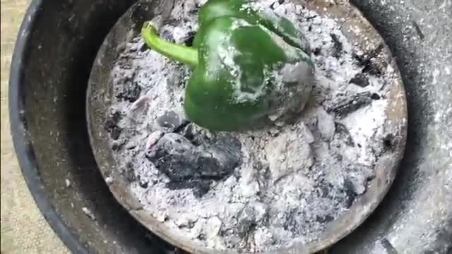 How To Grilled Peppers - آموزش کباب کردن انواع فلفل