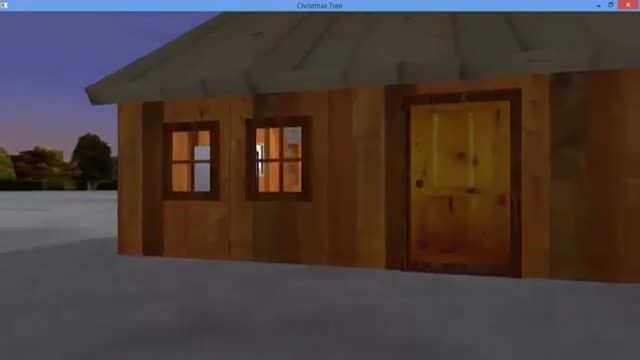 ‫پروژه انیمیشن خانه به زبان ++C و کتابخانه های OpenGL‬‎