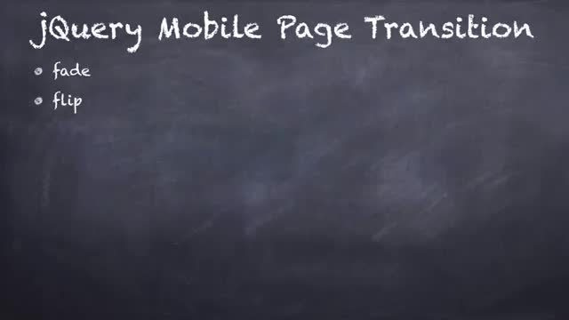 4- تغییر صفحات در جی کویری موبایل jQuery Mobile