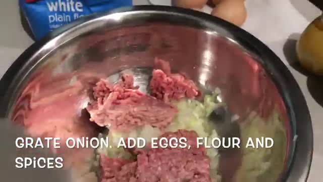 Easy Meat Cutlets/کوکوی گوشت