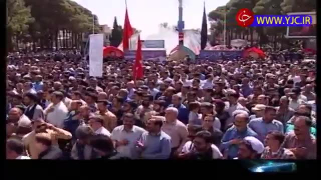 حضور پرشور مردم در نجف آباد برای قدردانی از مجاهدت‌های مدافعان حرم