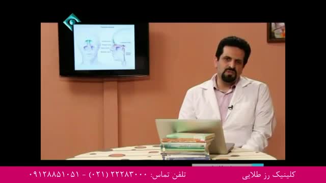 ‫دکتر اکبری در برنامه سیمای خانواده - بینی گوشتی‬‎