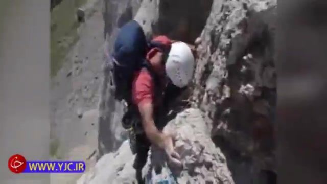 رکورد زدن سنگنورد معلول ایرانی در رشته کوه‌های آلپ