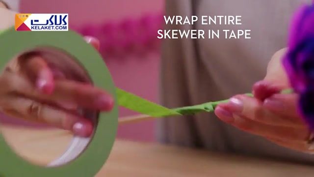 درست کردن گل های کاغذی برای تزیین آبنبات های چوبی در تولد و مهمانی های کودکانه