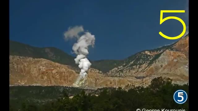 ‫5 آتشفشان خطرناک دنیا‬‎