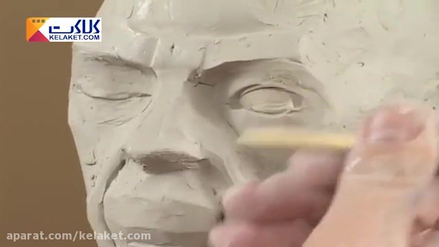 آموزش کامل مجسمه سازی چهره انسان با گل