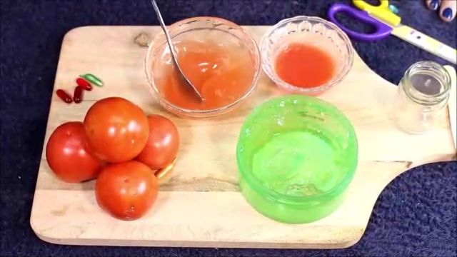 ماسک گوجه فرنگی (ضدچروک وروشن کننده)