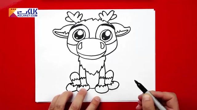 آموزش نقاشی به زبان ساده برای خردسالان: کشیدن شخصیت کارتونی سون در انیمیشن فروزن