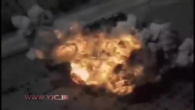 اولین تست عملیاتی موشک کروز kh-101 بر روی مواضع داعش