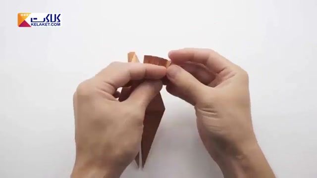 آموزش درست کردن یک مرغ ماهی خوار با استفاده از هنر اوریگامی