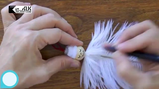 آموزش درست کردن عروسک هایی با بال فرشته با استفاده از پر مخصوص کریسمس 