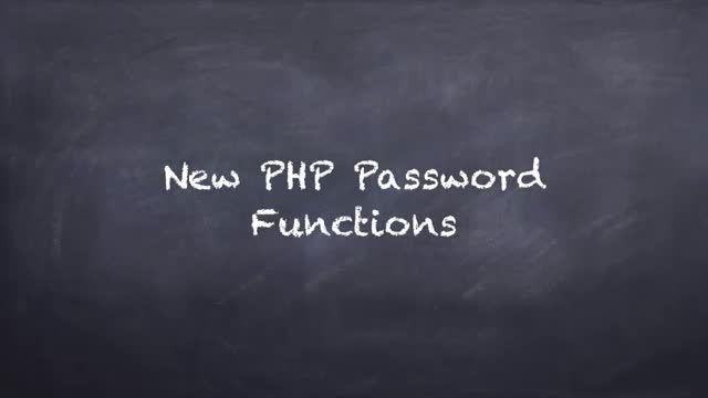 99- فانکشن های جدید برای رمزنگاری در پی اچ پی PHP