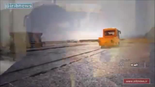 Iran production track maintenance railroad car in Shaher-Reza ساخت ماشین ریلی در شهرضا