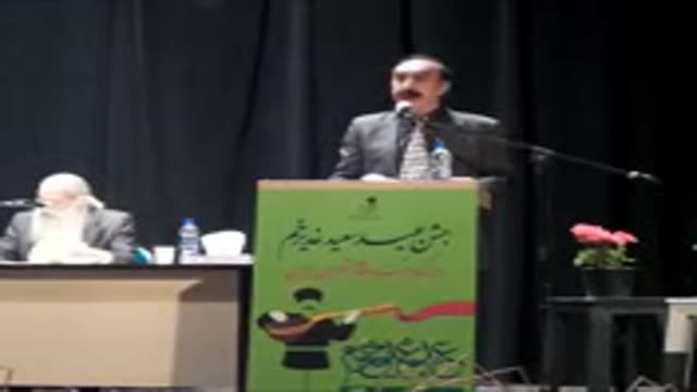 سخنرانی استاد مرتضی کیوان هاشمی در مورد جایگاه جهانی خیام دانشگاه هنر تهران  زمستان 1393