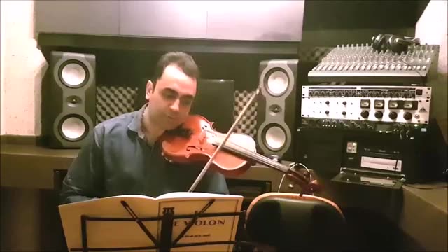 ‫تمرین 73 و 74 ایمان ملکی le violon آموزش ویلن کتاب.mp4‬‎
